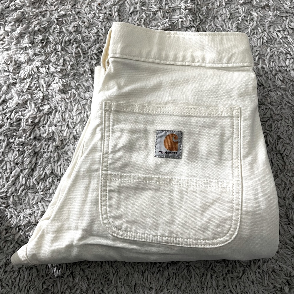 white carhartt mens pants